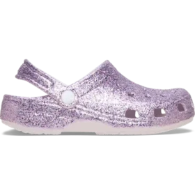 Zuecos Classic Chunky Glitter para niños
