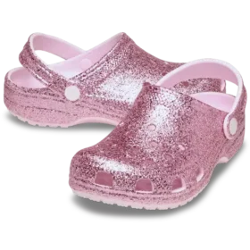 Zuecos Classic Chunky Glitter para niños