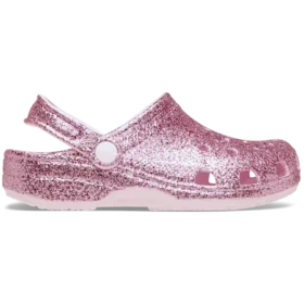 Zuecos Classic Chunky Glitter para niños pequeños