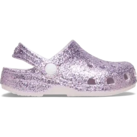 Zuecos Classic Chunky Glitter para niños pequeños