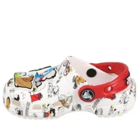 Zuecos Classic Clog «Blanco Rojo»