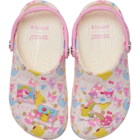 Classic Clog Hello Kitty® y amigos en tonos pastel