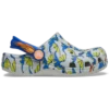 Zuecos Classic Clog para niños pequeños con diseño gráfico de dragón