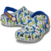 Zuecos Classic Clog para niños pequeños con diseño gráfico de dragón