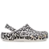 Zuecos Classic con logotipo deformado «Blanco Negro»