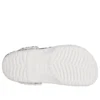 Zuecos Classic con logotipo deformado «Blanco Negro»