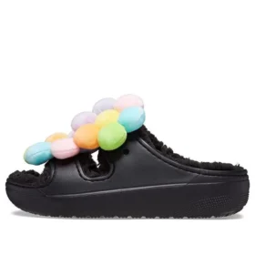Zuecos Classic Cozy Daisy «Black Multi»