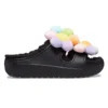 Zuecos Classic Cozy Daisy «Black Multi»