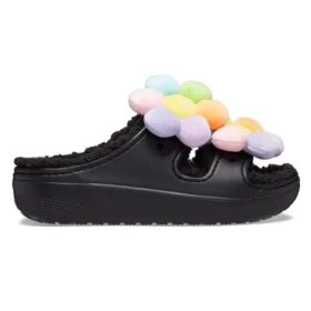 Zuecos Classic Cozy Daisy «Black Multi»