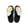 Zuecos Classic Cozy Daisy «Black Multi»