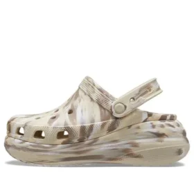 Zuecos Classic Crush Marbled «Bone Multi»