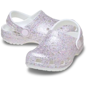 Zuecos Classic Fantasy Glitter para niños pequeños