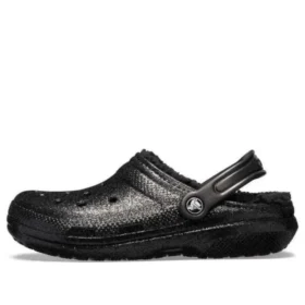 Zuecos Classic Glitter Lined «Black»