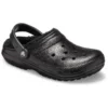 Zuecos Classic Glitter Lined «Black»