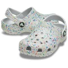 Zuecos Classic Glow Paint Splatter para niños