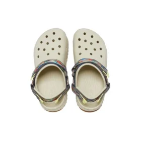 Zuecos Classic Hiker Ikat «White Tan»