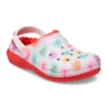 Zuecos Classic Lined Elevated Sweethearts «Rojo y blanco»