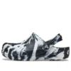 Zuecos Classic Marbled «Negro Blanco»
