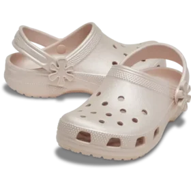 Zuecos tipo Classic Clog Pearl Shine para niños pequeños