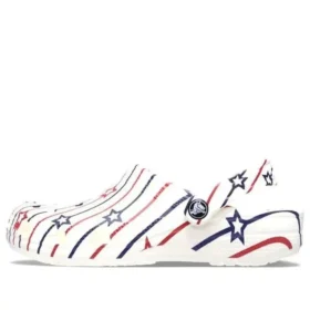 Zuecos Classic Stars and Stripe «White Multi»