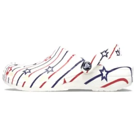 Zuecos Classic Stars and Stripe «White Multi»