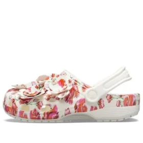 Zuecos Classic Timeless Clash Roses «White Rose»