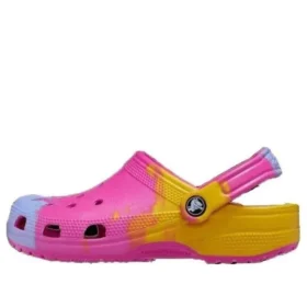 Zuecos clásicos con degradado «rosa, amarillo, azul»