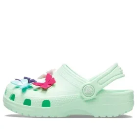 Zuecos clásicos con diamante de mariposa «Menta»