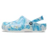 Zuecos clásicos con estampado Duke «Azul y blanco»