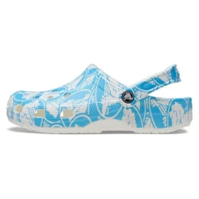 Zuecos clásicos con estampado Duke «Azul y blanco»