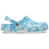 Zuecos clásicos con estampado Duke «Azul y blanco»