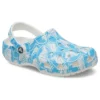 Zuecos clásicos con estampado Duke «Azul y blanco»