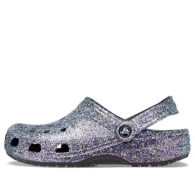 Zuecos clásicos con Glitter «Plata multicolor»