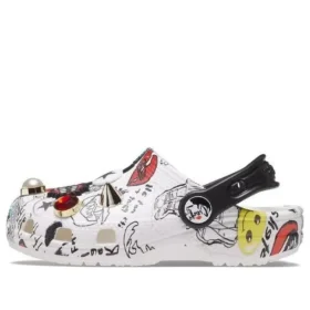 Zuecos clásicos Cruella «Blanco Negro»