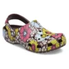 Zuecos clásicos retro con estampado floral «Amarillo rosa»