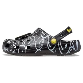 Zuecos clásicos Smiley World «Black White»