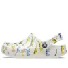 Zuecos con estampado clásico de personajes «White»