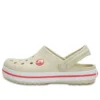 Zuecos Crocband «Beige Red»