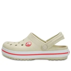 Zuecos Crocband «Beige Red»