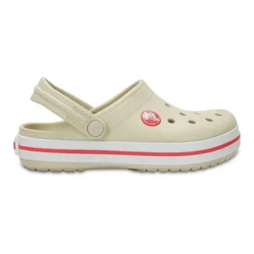 Zuecos Crocband «Beige Red»