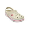 Zuecos Crocband «Beige Red»