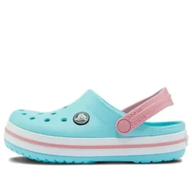 Zuecos Crocband «Blue Pink»