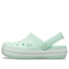 Zuecos Crocband Clog «Verde menta y blanco»
