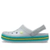 Zuecos Crocband con cremallera «Grey Aqua»