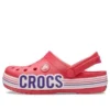 Zuecos Crocband con franja del logotipo «Rojo-Blanco»