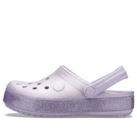 Zuecos Crocband con Glitter «Purple»