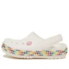 Zuecos Crocband Gem Band «Blanco Multicolor»