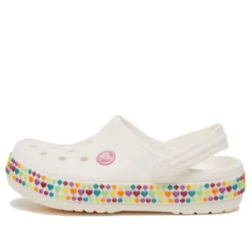 Zuecos Crocband Gem Band «Blanco Multicolor»