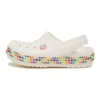 Zuecos Crocband Gem Band «Blanco Multicolor»
