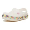 Zuecos Crocband Gem Band «Blanco Multicolor»